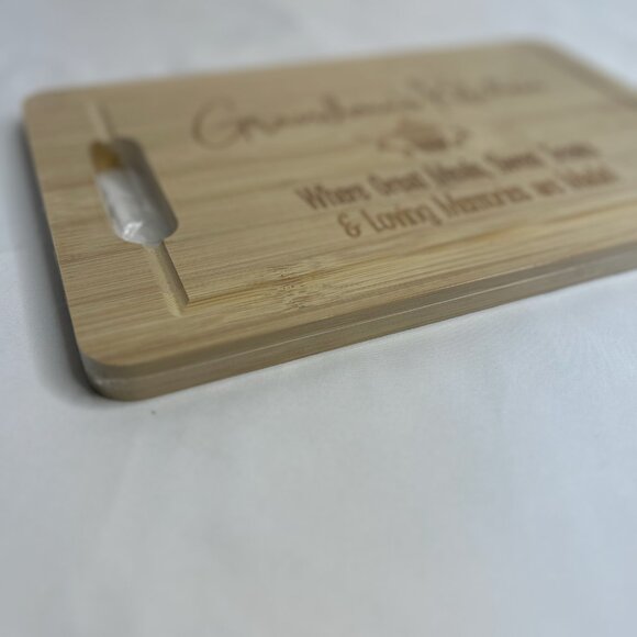 Grandma's Kitchen Engraved Cutting Board 12 in - Picture 2 of 5